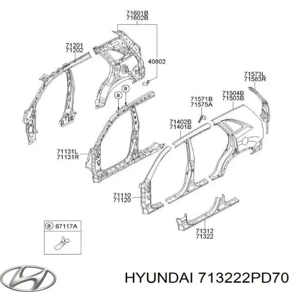 Acesso externo direito KIA Sorento II