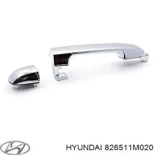 Maçaneta externa da porta dianteira 826511M020 Hyundai/Kia