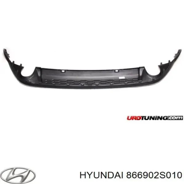 866102S010 Hyundai/Kia Pára-choque traseiro, parte inferior
