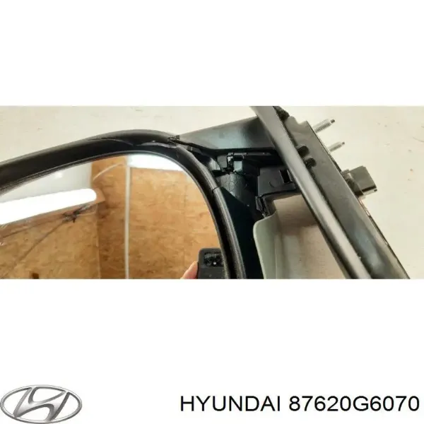 Espelho de retrovisão direito 87620G6070 Hyundai/Kia