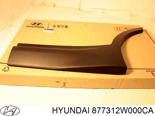 Placa sobreposta da porta traseira esquerda 877312W000CA Hyundai/Kia
