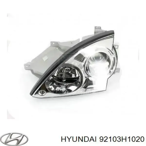 Luz esquerda 92103H1020 Hyundai/Kia