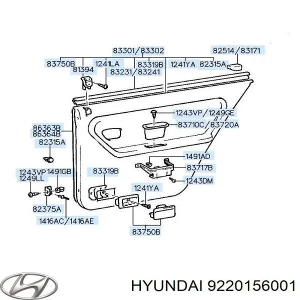 Compre 9220156001 Hyundai/Kia Luzes de nevoeiro esquerdas