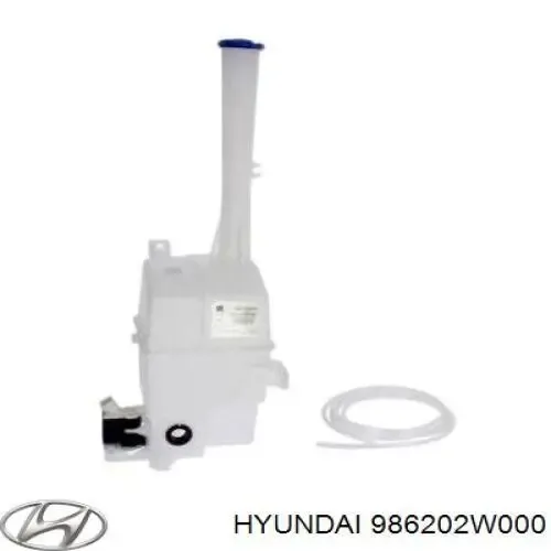 Tanque de fluido para lavador de vidro 986202W000 Hyundai/Kia