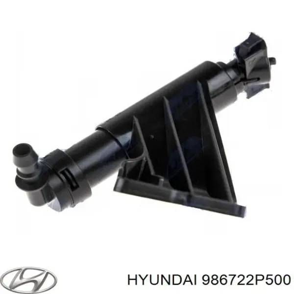Injetor de fluido para lavador da luz dianteira direita 986722P500 Hyundai/Kia