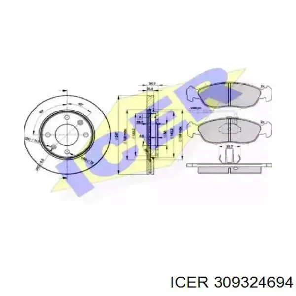 Disco do freio dianteiro DP61019 Brembo