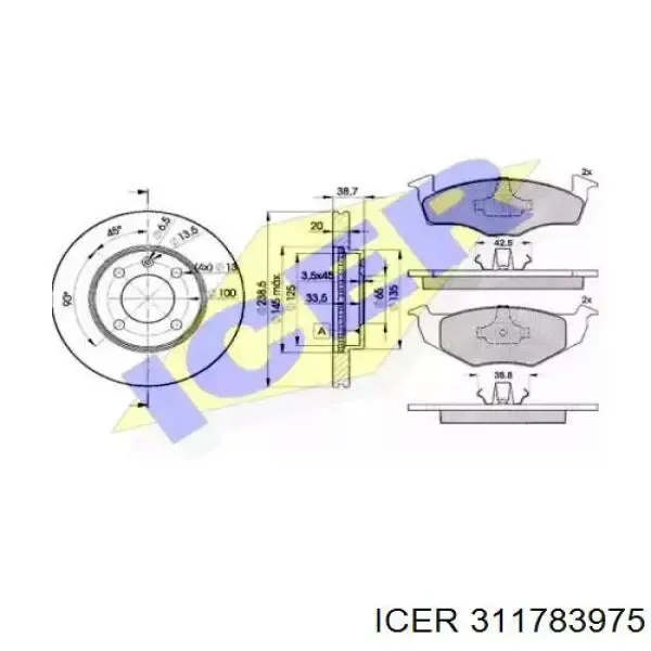 Disco do freio dianteiro DP85018 Brembo