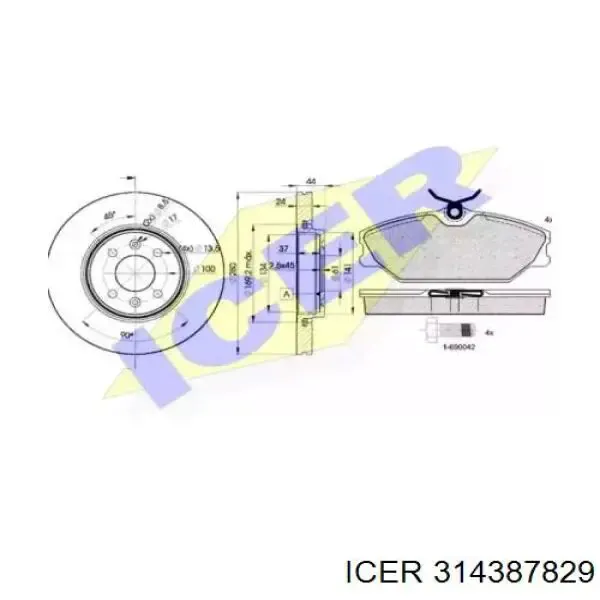 Disco do freio dianteiro DP68008 Brembo