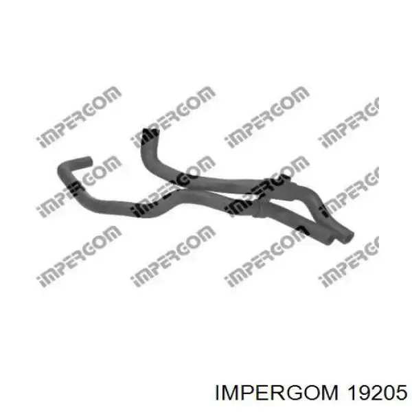 Mangueira do radiador de aquecedor (de forno), dupla 51761737 Fiat/Alfa/Lancia