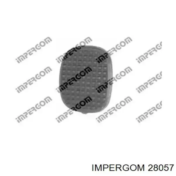 Placa sobreposta de pedal de embraiagem 7691080 Fiat/Alfa/Lancia