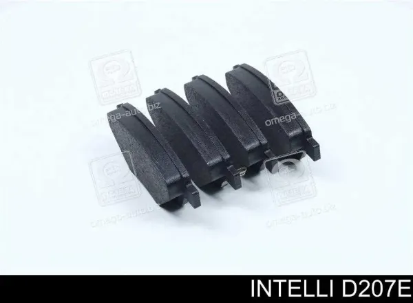 Sapatas do freio dianteiras de disco D207E Intelli