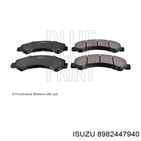 Sapatas do freio dianteiras de disco 8982447940 Isuzu