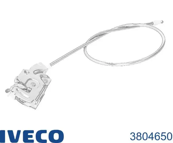 Fecho inferior da porta traseira esquerda batente 3804650 Iveco