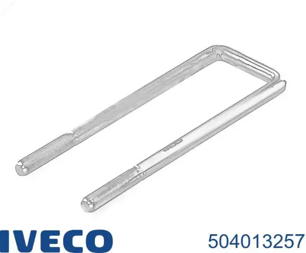 Estribo da suspensão de lâminas 504013257 Iveco