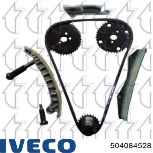 Amortecedor de cadeia do mecanismo de distribuição de gás, kit 504084528 Iveco