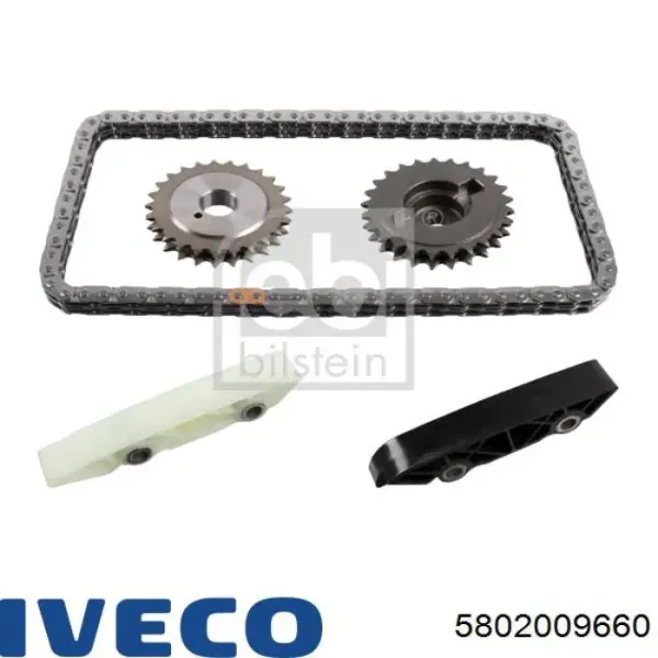 Cadeia do mecanismo de distribuição de gás, kit 5802009660 Iveco