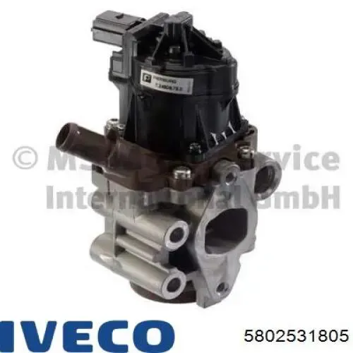 Radiador do sistema EGR de recirculação dos gases de escape 5802531805 Iveco