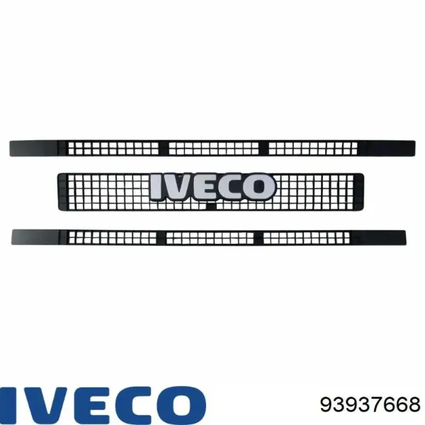 Grelha do radiador 93937668 Iveco