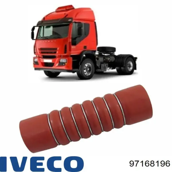 Puxador de acionamento de vidro da porta dianteira 97168196 Iveco