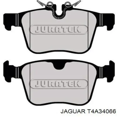 Sapatas do freio dianteiras de disco LR134709 Land Rover