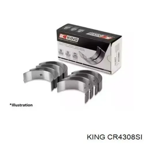 Folhas inseridas de cambota de biela, kit, padrão (STD) 431115004 SM