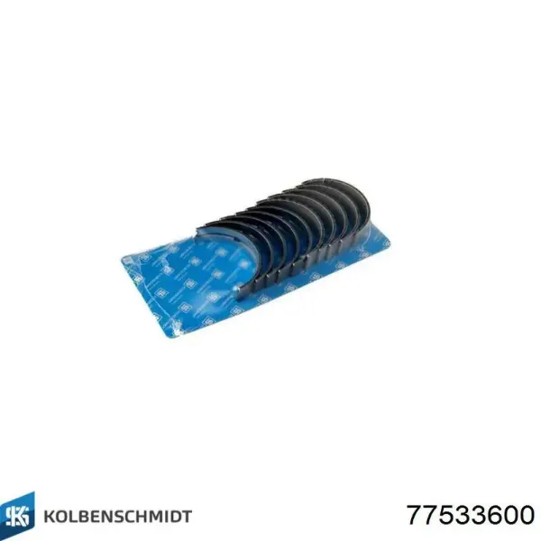 Folhas inseridas principais de cambota, kit, padrão (STD) 77533600 Kolbenschmidt