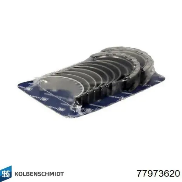 Folhas inseridas principais de cambota, kit, 2ª reparação ( + 0,50) 77973620 Kolbenschmidt