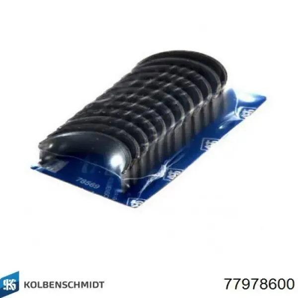 Folhas inseridas principais de cambota, kit, padrão (STD) 77978600 Kolbenschmidt
