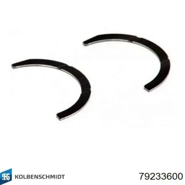Semianel de suporte (de carreira) de cambota, STD, kit 79233600 Kolbenschmidt