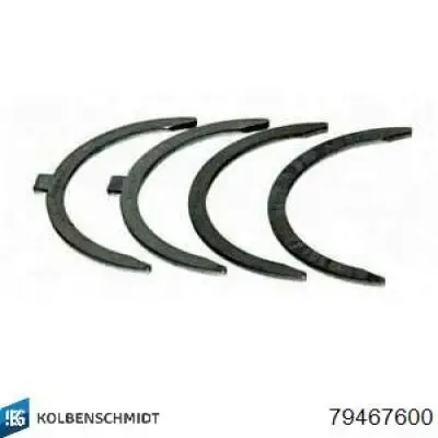 Semianel de suporte (de carreira) de cambota, STD, kit 79467600 Kolbenschmidt