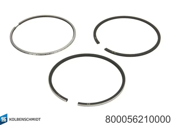 Anéis do pistão para 1 cilindro, STD. 800056210000 Kolbenschmidt