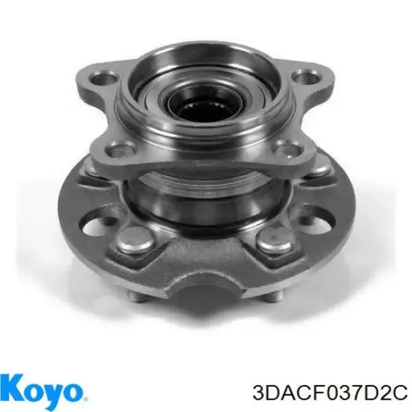 Cubo traseiro 3DACF037D2C Koyo