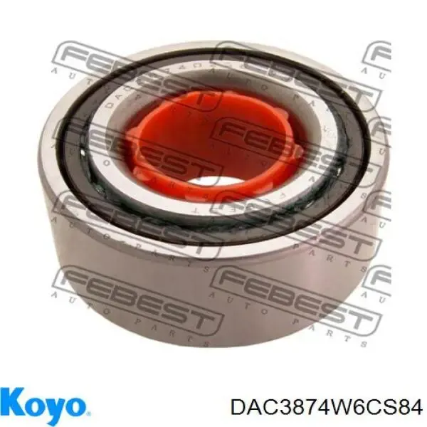 Rolamento de cubo dianteiro DAC3874W6CS84 Koyo