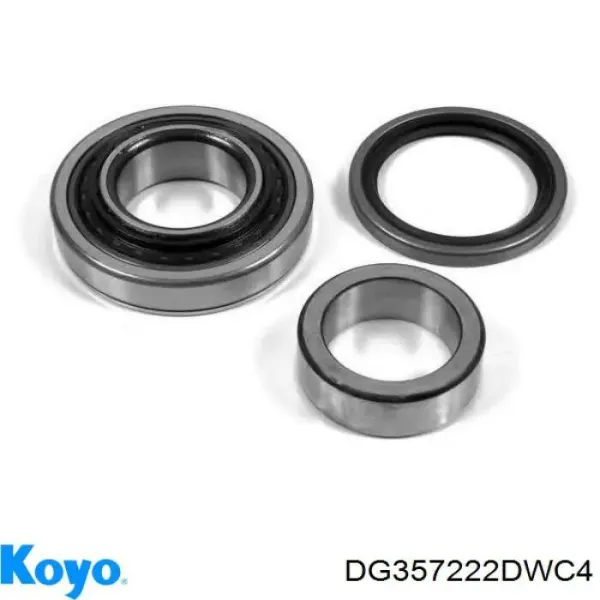 Rolamento de cubo traseiro DG357222DWC4 Koyo