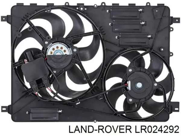 Difusor do radiador de esfriamento, montado com motor e roda de aletas LR024292 Land Rover