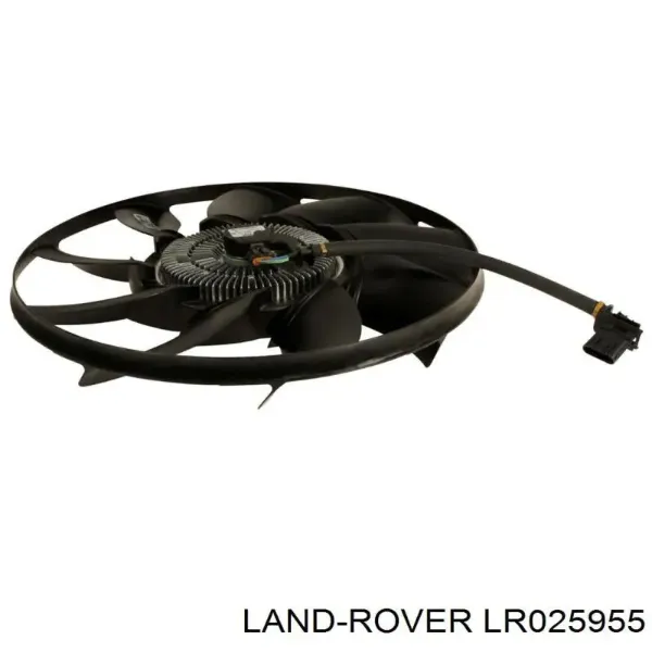 Ventilador elétrico de esfriamento montado (motor + roda de aletas) LR025955 Land Rover