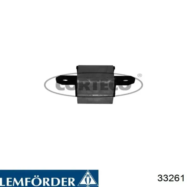 Coxim de transmissão (suporte da caixa de mudança) 33261 Lemforder