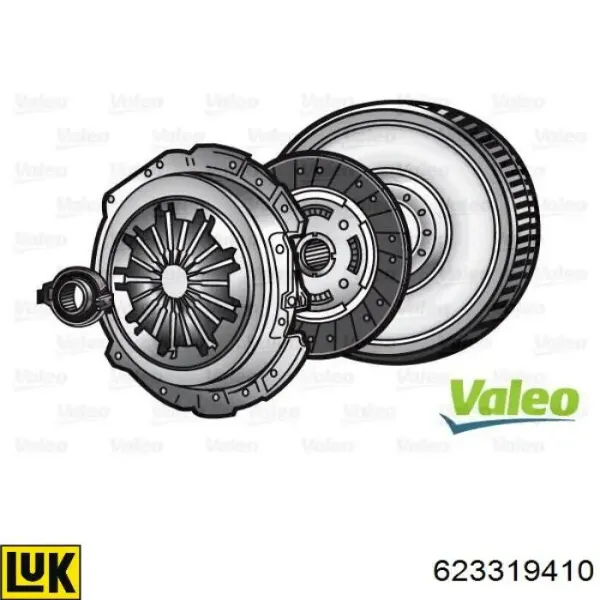 Kit de embraiagem (3 peças) 623319410 LUK