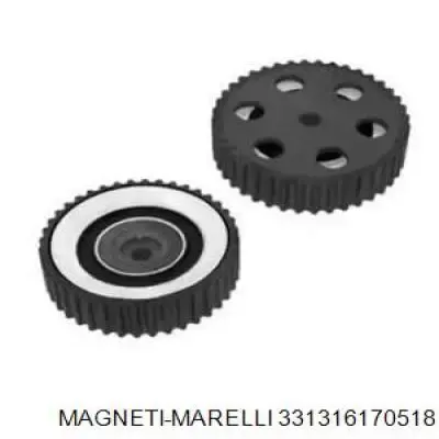 Engrenagem de cadeia da roda dentada da árvore distribuidora de motor 331316170518 Magneti Marelli