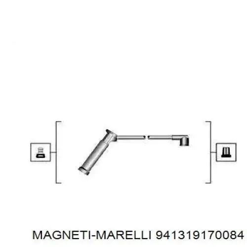 Fios de alta voltagem, kit 941319170084 Magneti Marelli
