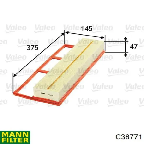 Filtro de ar Mann-Filter C38771 preço, a partir de