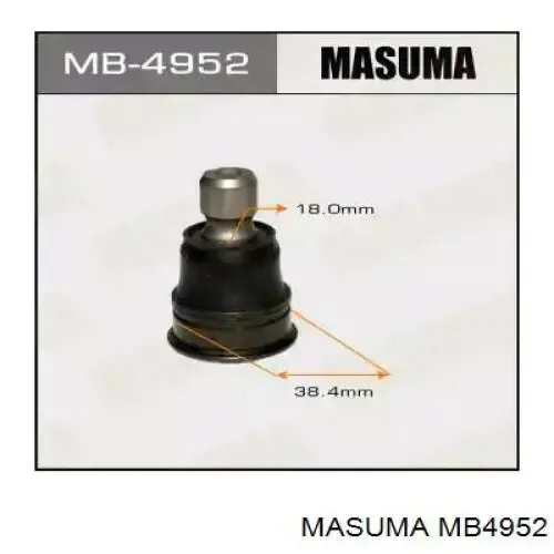 Suporte de esfera inferior MB4952 Masuma