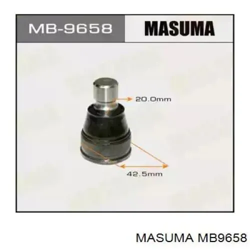 Suporte de esfera inferior MB9658 Masuma