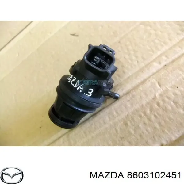 Bomba de motor de fluido para lavador de vidro dianteiro 8603102451 Mazda