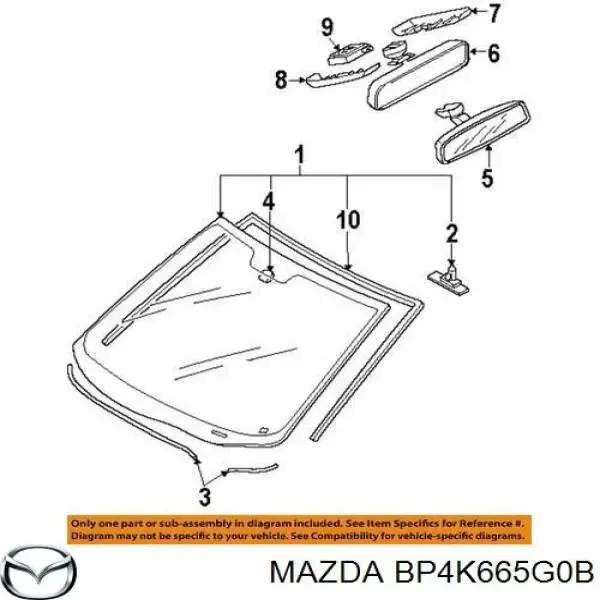 Sensor de chuva Mazda 3 BK