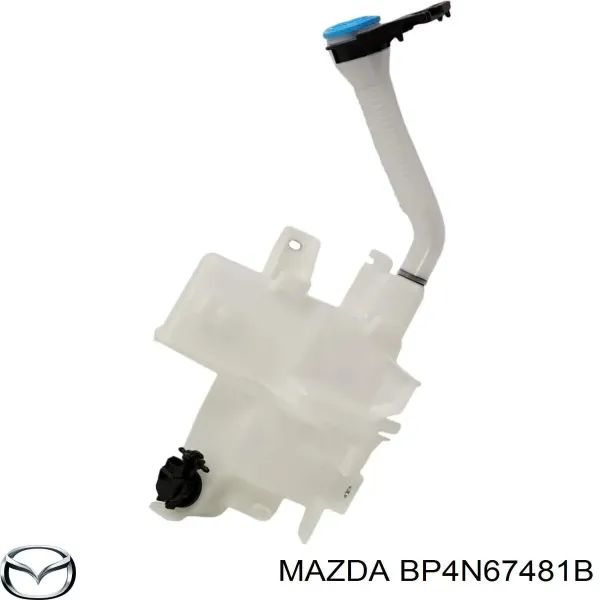 Tanque de fluido para lavador de vidro BP4N67481B Mazda