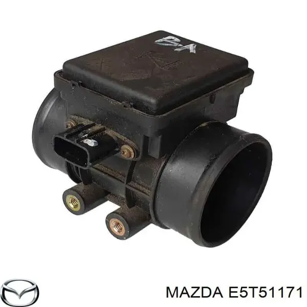 Sensor de fluxo (consumo) de ar, medidor de consumo M.A.F. - (Mass Airflow) E5T51171 Mazda