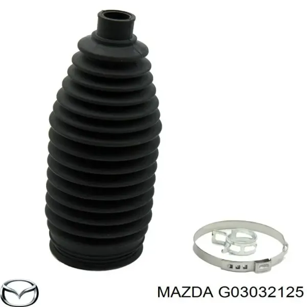 G03032125 Mazda Bota de proteção do mecanismo de direção (de cremalheira)