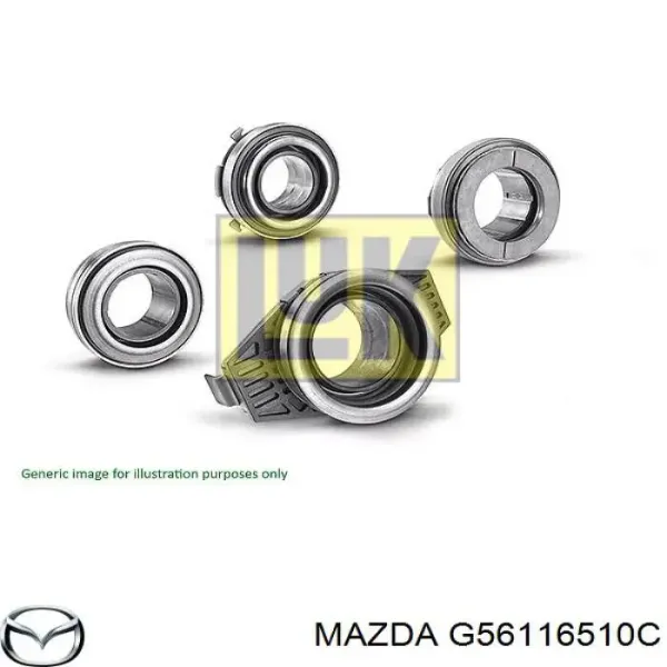Compre G56116510C Mazda Rolamento de liberação de embraiagem
