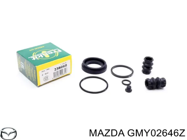 Kit de reparação de suporte do freio traseiro GMY02646Z Mazda